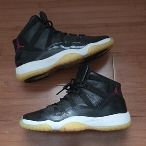 Jordan Kids Shoes Black and Red